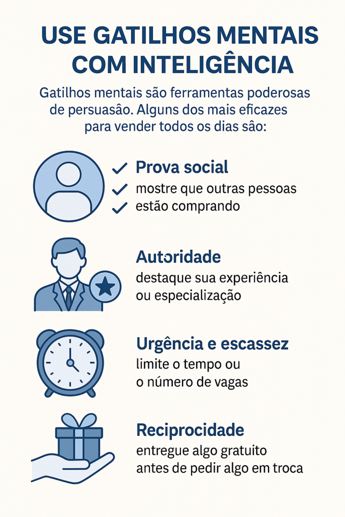 Use gatilhos mentais